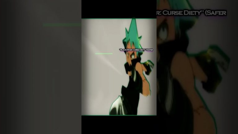 [Preview] (Retro Edit) Cursed Black Star Deity Soul Eater AMV