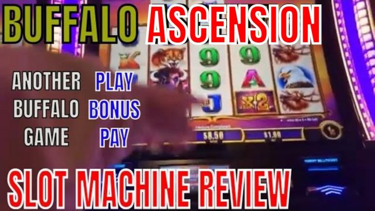 Rating (??) SLOT MACHINE REVIEW LAS VEGAS gaming BUFFALO ASCENSION GAME #2 – BONUS Play and More