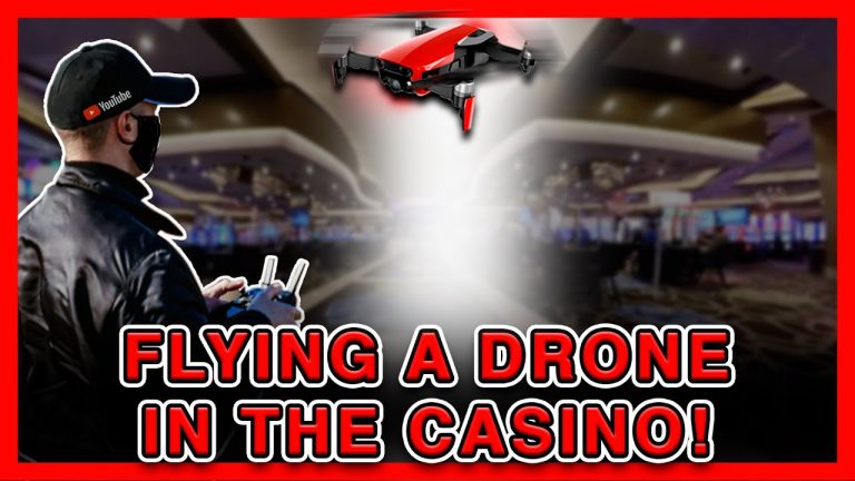 Risky & Daring! Flying a Drone through the Casino!