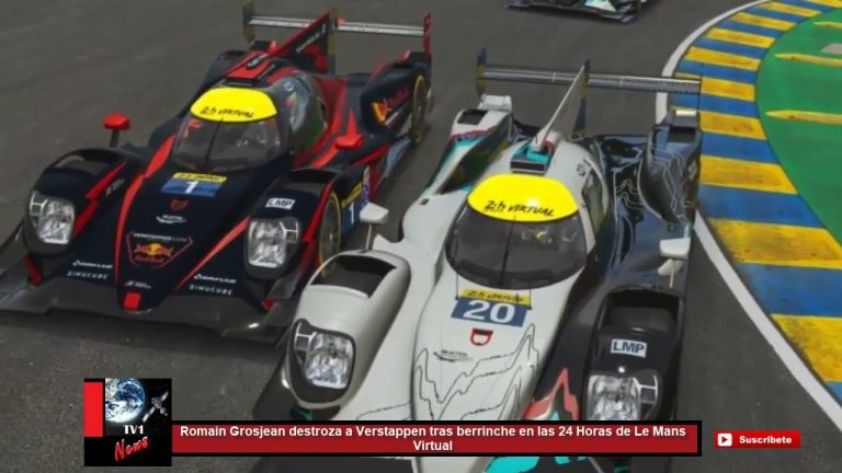 Romain Grosjean destroza a Max Verstappen tras llamarlos Payasos en las 24 Horas de Le Mans Virtual