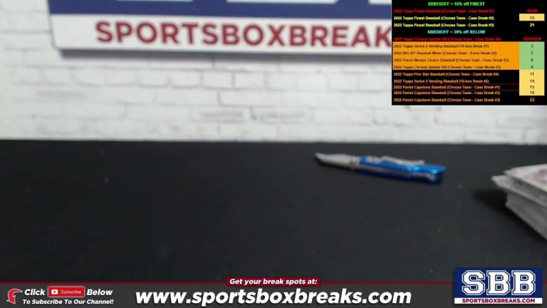 SBB *LIVE BREAKS* | Live Box Breaks & Case Breaks: Sportsboxbreaks.com