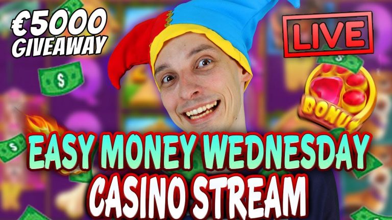 SLOTS LIVE EASY MONEY WEDNESDAY! Casino Stream with mrBigSpin