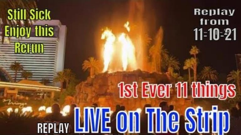 STILL Sick – SPECIAL Replay WALKING THE LAS VEGAS STRIP – FIRST EVER 11 Things on PAPER PLATE 11-21