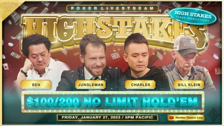 SUPER HIGH STAKES $100/200/400 w/ Jungleman, Ben, Prince Charles, Bill Klein, Nik Airball & J.R.