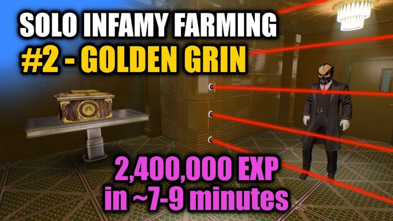 Solo Infamy Farming – Best Heists #2 – Golden Grin Casino | PAYDAY2 Solo XP Guide