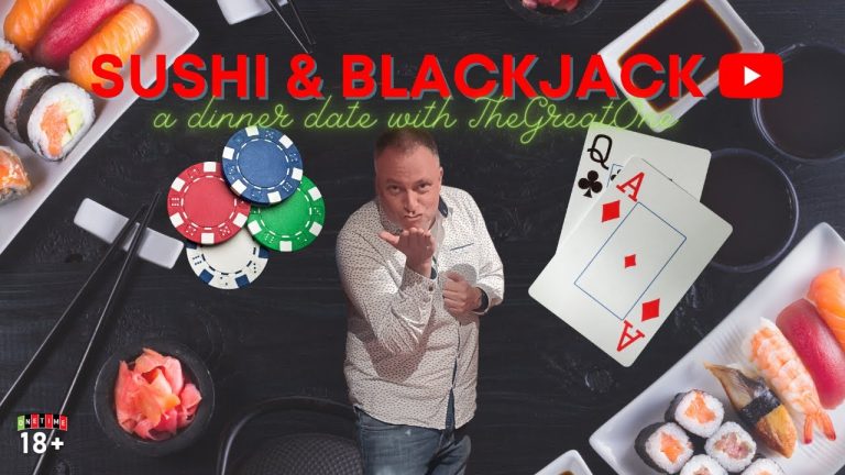 Sushi en Blackjack bij 777 totdat we een ons wegen.