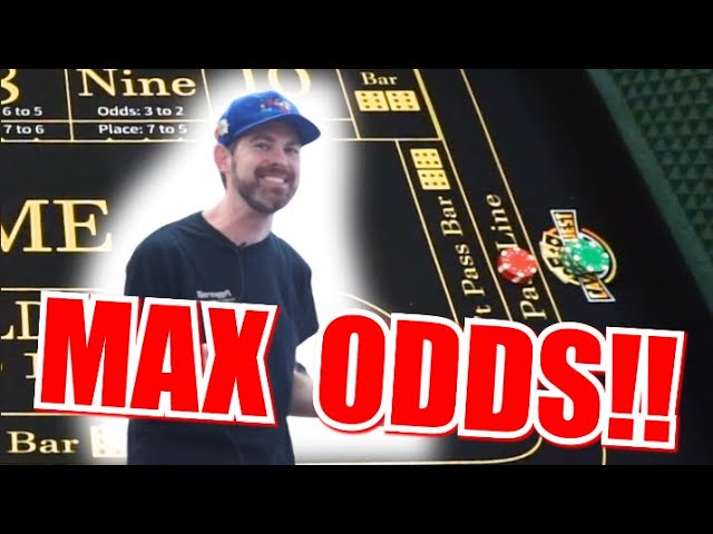 TABLE MAX!! 30 Roll Craps Challenge – WIN BIG or BUST #243