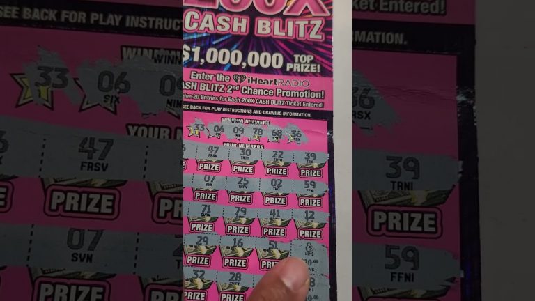 Texas Blitz Plays Nice on The Scratch off