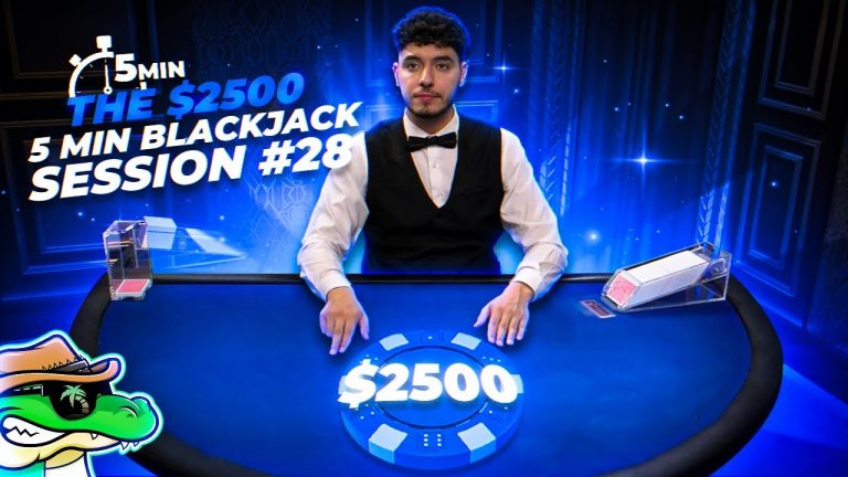 The $2,500 Blackjack Run – 5-Min Blackjack #28