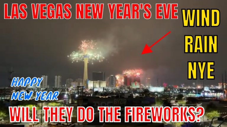 The STRIP from ROOF TOP VIEW UFO Sighting GREEN SHIP -Speeding Light – LAS VEGAS New Year’s Eve