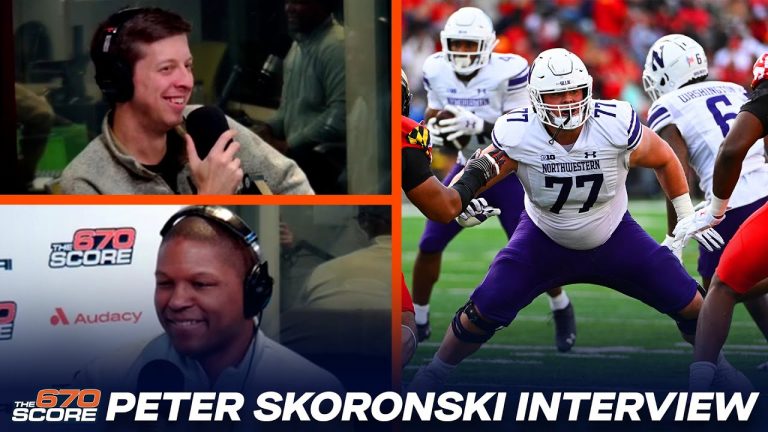 Top NFL draft prospect Peter Skoronski talks preparation, his favorite NFL team & more