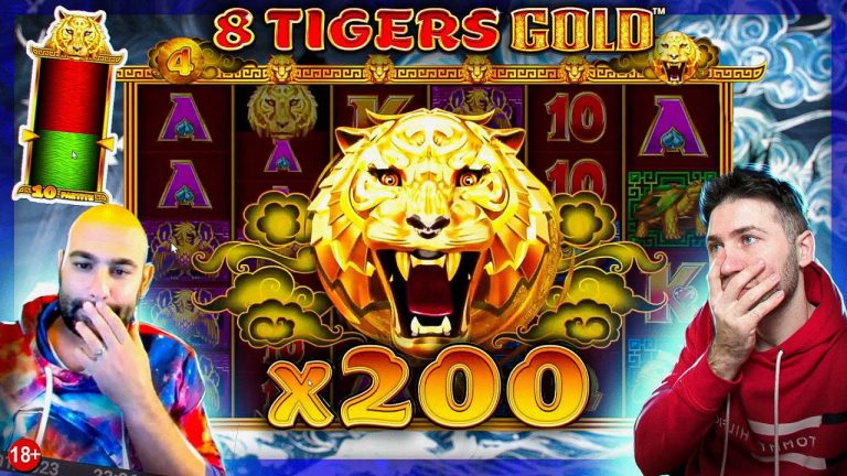 Tutto MOLTIPLICATO per 200x sulla 8 TIGERS GOLD MEGAWAYS SLOT MACHINE* MiKE SLOT ONLINE 2023