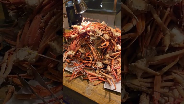 UNLIMITED snow crabs at Wicked spoon buffet Las Vegas!