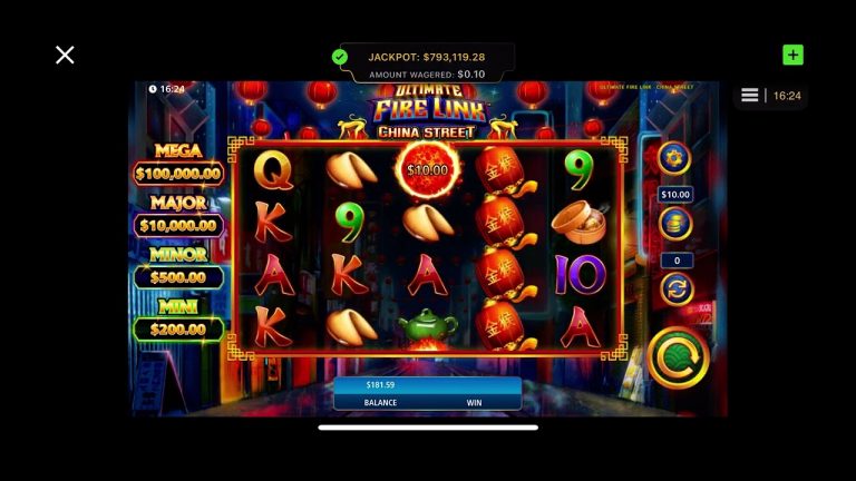 Ultimate Fire Link China Street slot (Bet MGM) $5 and $10 denoms