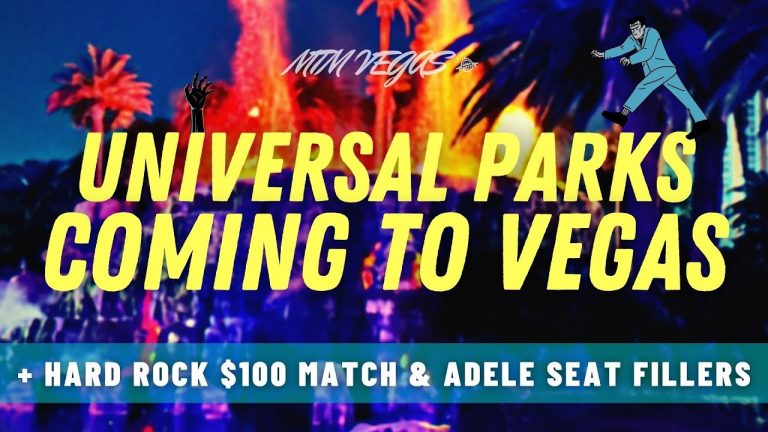 Universal Parks Coming to Vegas, Hard Rock Status Match Experience, Adele Seat Fillers & Sands NYC.