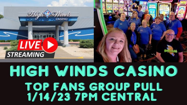 VGT Red Screen Slots Group Pull High Winds Casino Top Fans