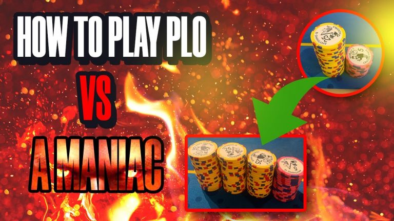 WINNING Strategies vs a MANIAC at 5/10 PLO! Poker Vlog #7