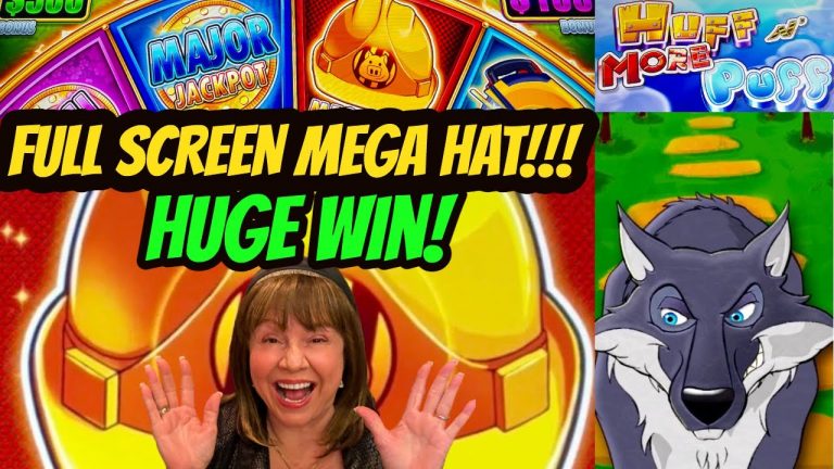 WOW! FULL SCREEN MEGA HAT! HUGE WIN!