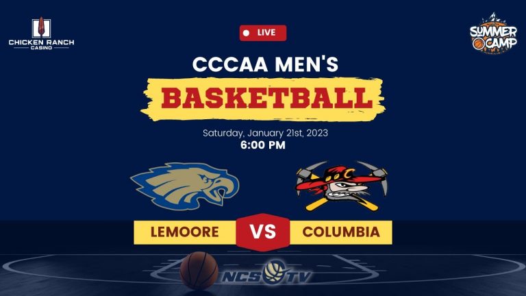 West Hills-Lemoore vs Columbia College Men’s Basketball LIVE 1/21/23