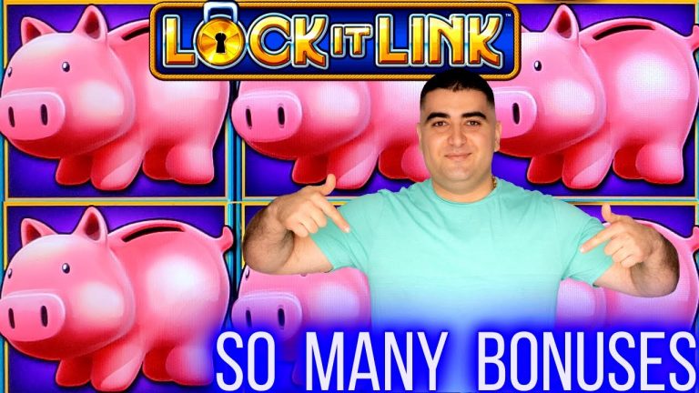 What Paid ALL Those BONUSES On High Limit LOCK IT LINK Slots ? | SE-1 | EP-5