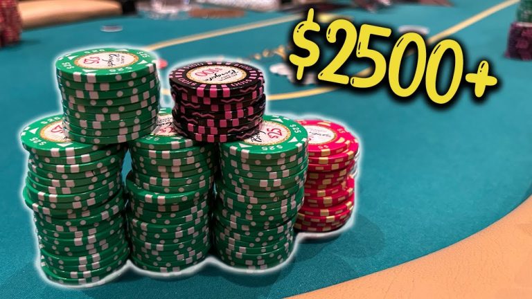 Winning $2500+ At $2/5! Biggest Session ALL YEAR! / Ace Poker Vlog 51