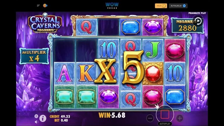 Wow Vegas Sweepstakes Casino: Crystal Caverns Big Win