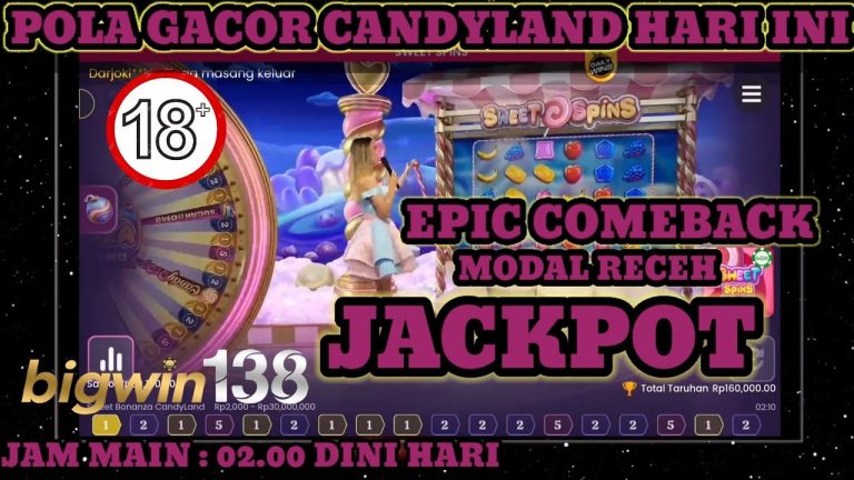 sweet bonanza candyland jackpot | pola gacor candyland hari ini | trik menang candyland hari ini