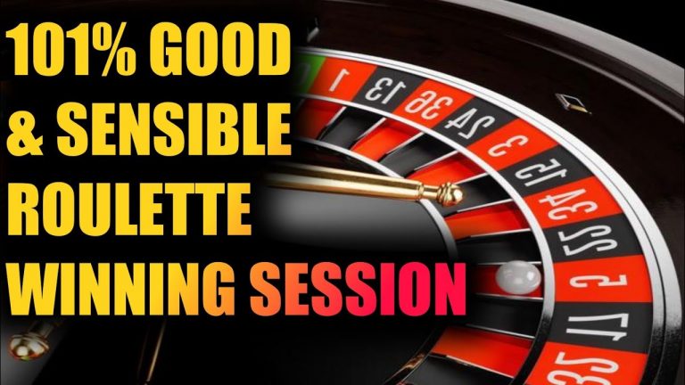 101% Good & Sensible Roulette Winning Session | Roulette Winning Formula