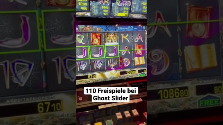 110 Freispiele Ghost Slider Spielbank Casino Spielhalle Merkur Magie Spielothek Novoline Automat