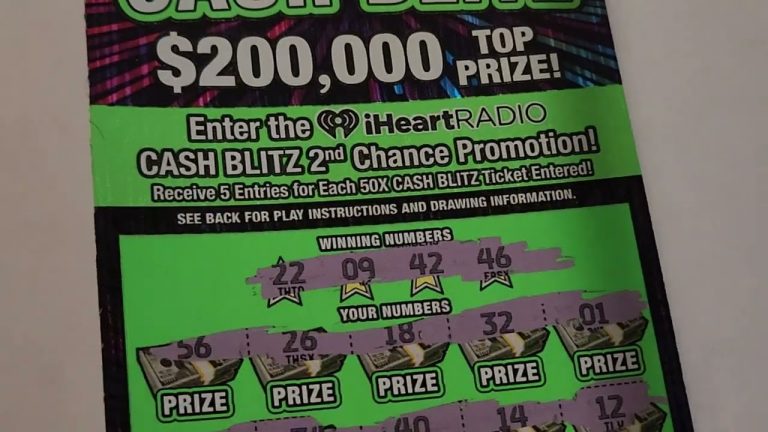 $200,000 Top Prize Cash Blitz TeXas Scratcher #lottery #wins #scratch