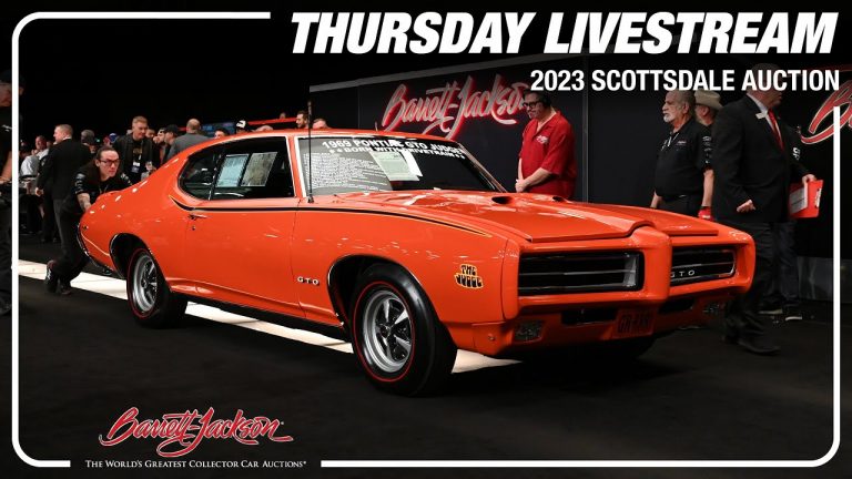 2023 SCOTTSDALE THURSDAY LIVESTREAM – Thursday, January 26, 2022 – BARRETT-JACKSON 2023 AUCTION