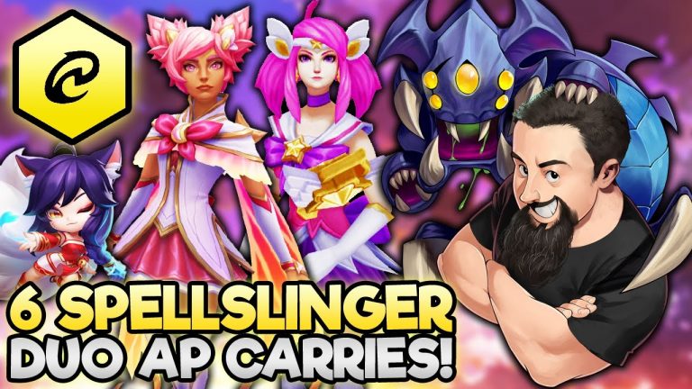 6 Spellslingers – Huge AP Damage!! | TFT Monsters Attack | Teamfight Tactics