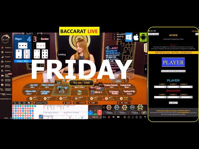 65. Live Check A11916 V2 Baccarat System [] Friday