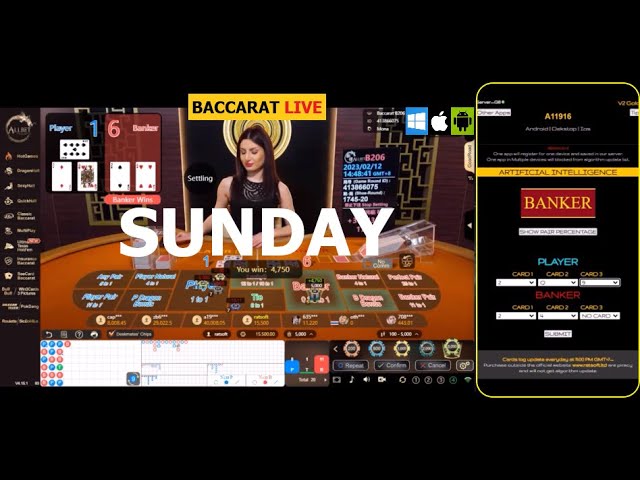 66. Live Check A11916 V2 Baccarat System [] Sunday