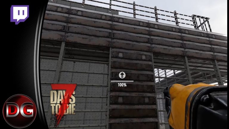 7 Days to Die – Apocalypse now with Kusect! – Steeling up the base – Twitch VoD!