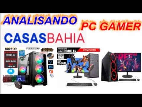 ANALISANDO PC GAMER DAS CASAS BAHIA