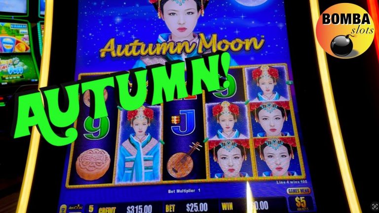 AUTUMN MOON to the RESCUE! #casino #lasvegas #slotmachine