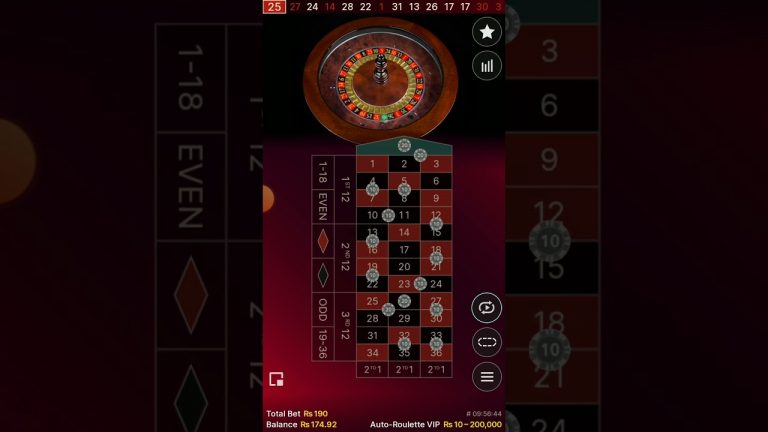 All day Won On Auto Roulette casino