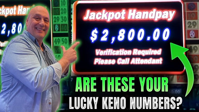 “Are These YOUR Lucky Keno Numbers?”