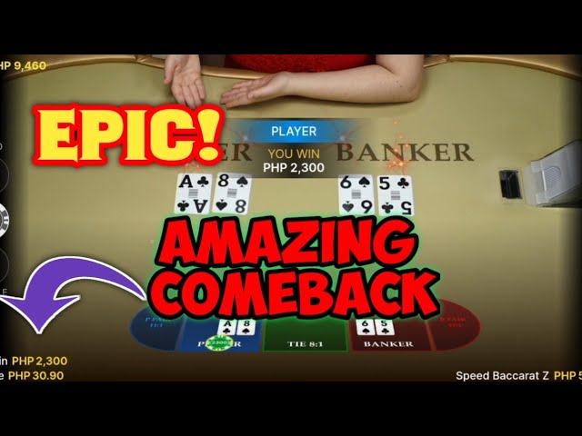 BACCARAT | EPIC GAME WITH A GREAT COMEBACK