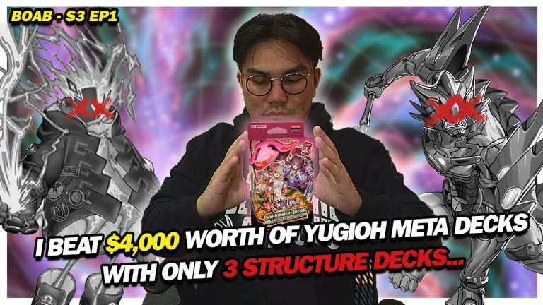 BALLING ON A BUDGET SEASON 3 EP 1: BEATING $4000 OF YUGIOH META DECKS WITH ONLY 3 STRUCTURE DECKS?!