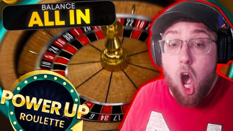 BIG BETS ON POWERUP ROULETTE LIVE GAMESHOW!