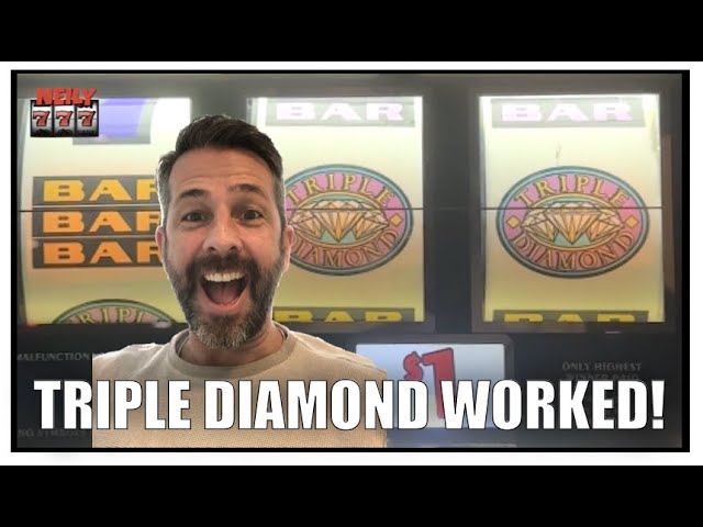 BIG WIN on TRIPLE DIAMOND! Older Slots pay big money!