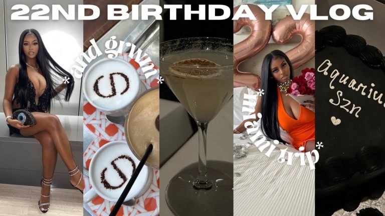 BIRTHDAY VLOG! + GRWM | MIAMI TRIP + WHAT I GOT FOR MY BIRTHDAY & MORE | CACHEAMONET