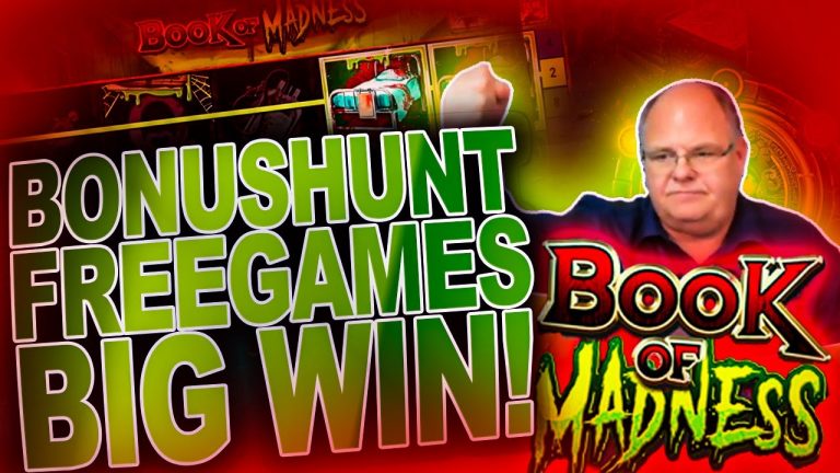 BOOK OF MADNESS – BONUSHUNT FREEGAMES BIG WIN!!! Online Casino [GER/ENG] [18+] Jokersworld