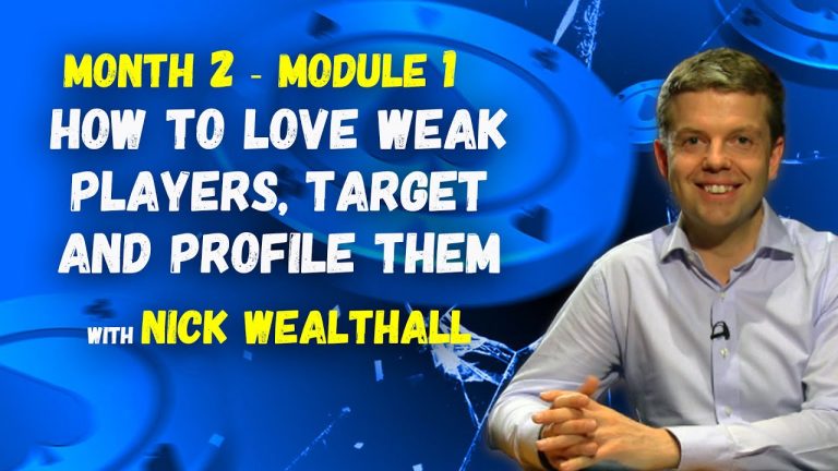 BPC #7: How to love weak poker players, target and profile them.