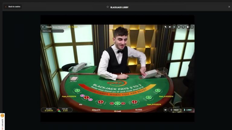 Blackjack Session Casino Stream – Live Casino on VIP Table