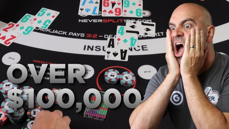 Crazy Blackjack Session – $100,500 E-233