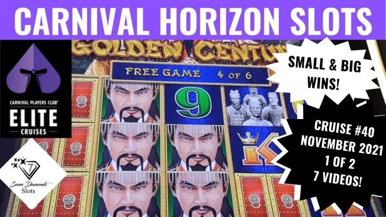 DRAGON LINK SLOTS! GOLDEN CENTURY! BIG WINS! 7 VIDEOS! CARNIVAL HORIZON SLOTS! ELITE CRUISE #40!