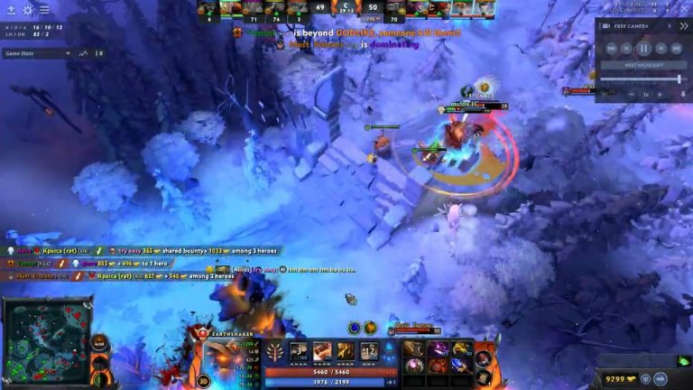 Dota 2 Earthshaker Feb.2023 Game twist in last 7 Min